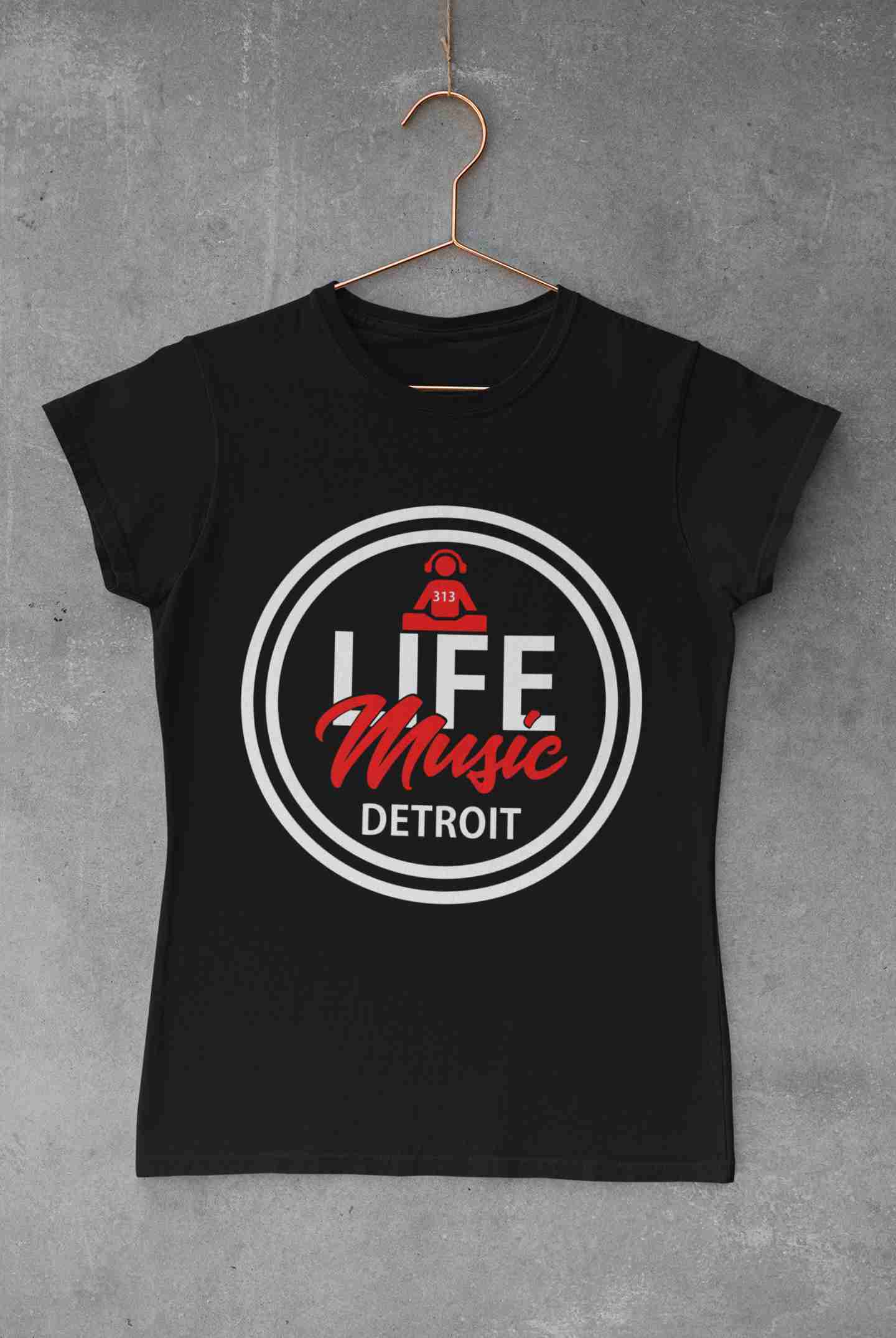 Life Music Logo Tee - Customizable Design