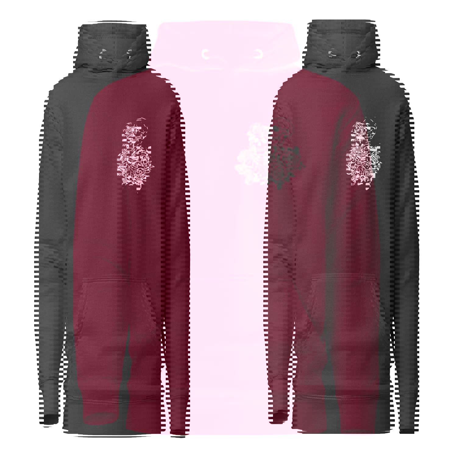 Eternal Love Skeletons Unisex Hoodie - Soft Cotton Streetwear with Cool Design