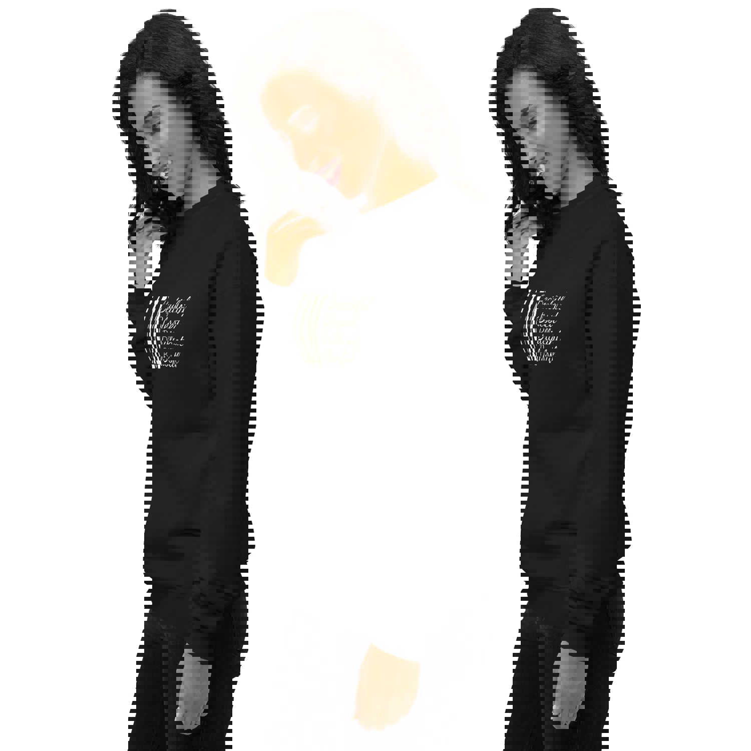 I AM Fleece Sweatshirt - Stylish and Comfortable