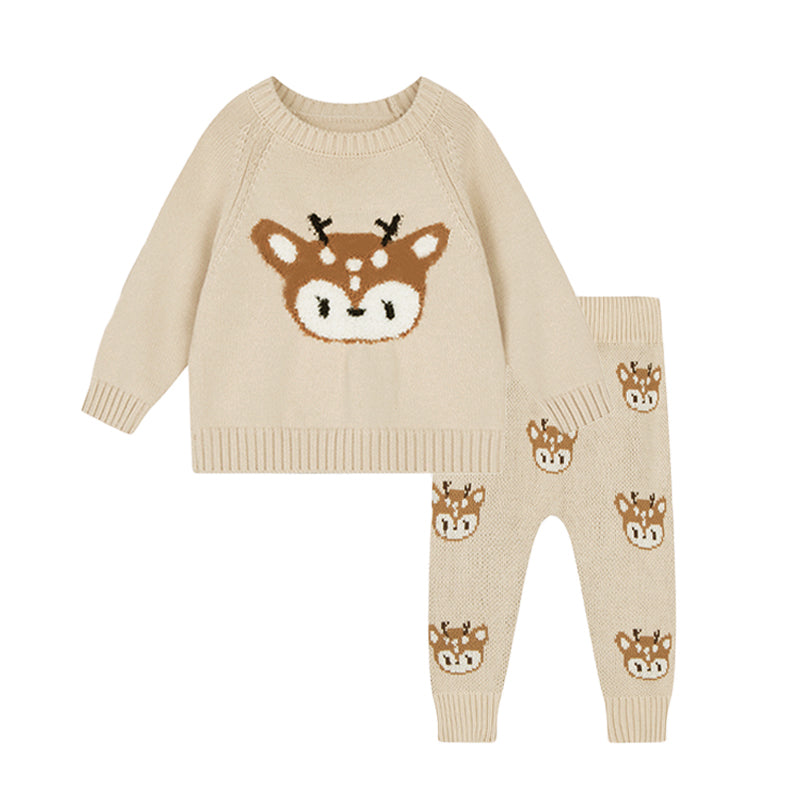 Baby Unisex Clothes Sets - Spring Newborn Cotton Outfits with Pant
