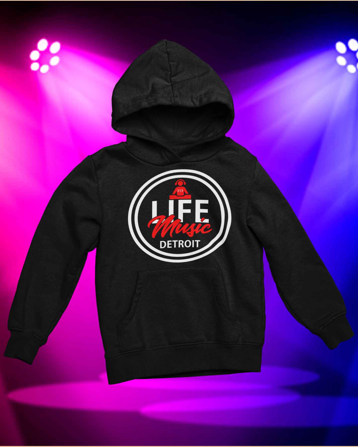 Life Music Logo Tee - Customizable Design
