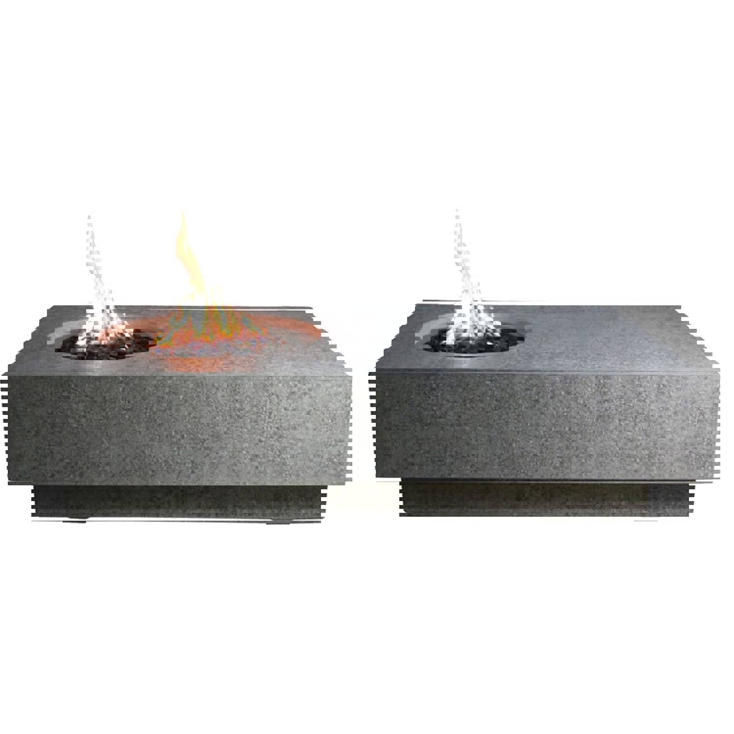 Elementi - Metropolis Rectangle Concrete Fire Pit Table OFG104
