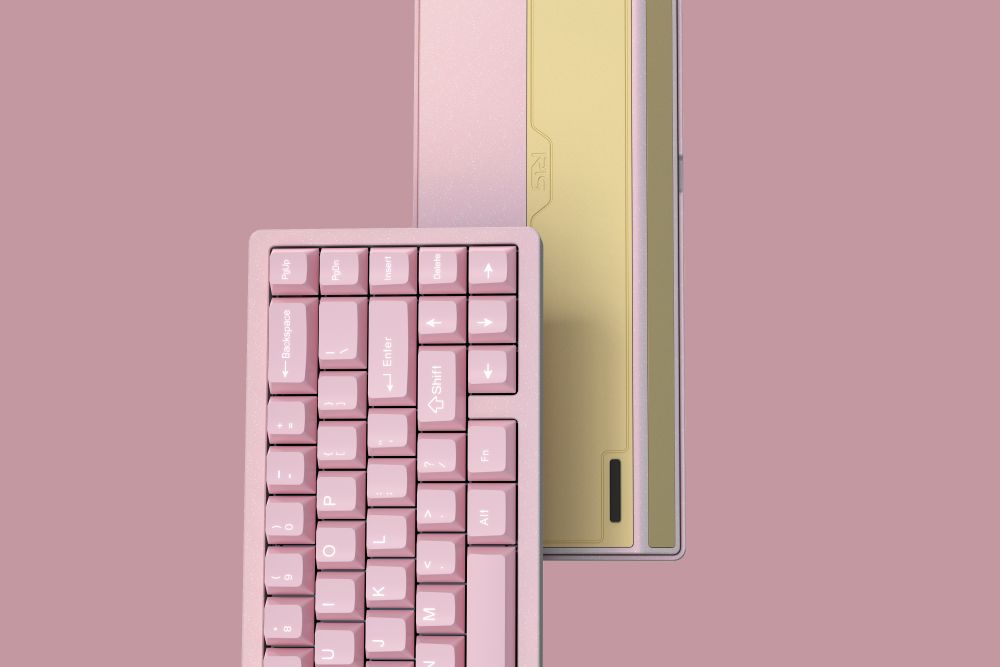 Jris65 Glitter Spray-coated Version Mechanical Keyboard