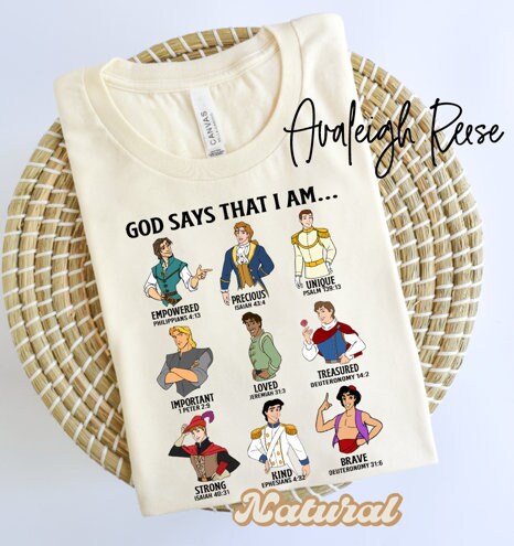 Disney Religious Shirt - God Says I Am, Faith Gift Shirt