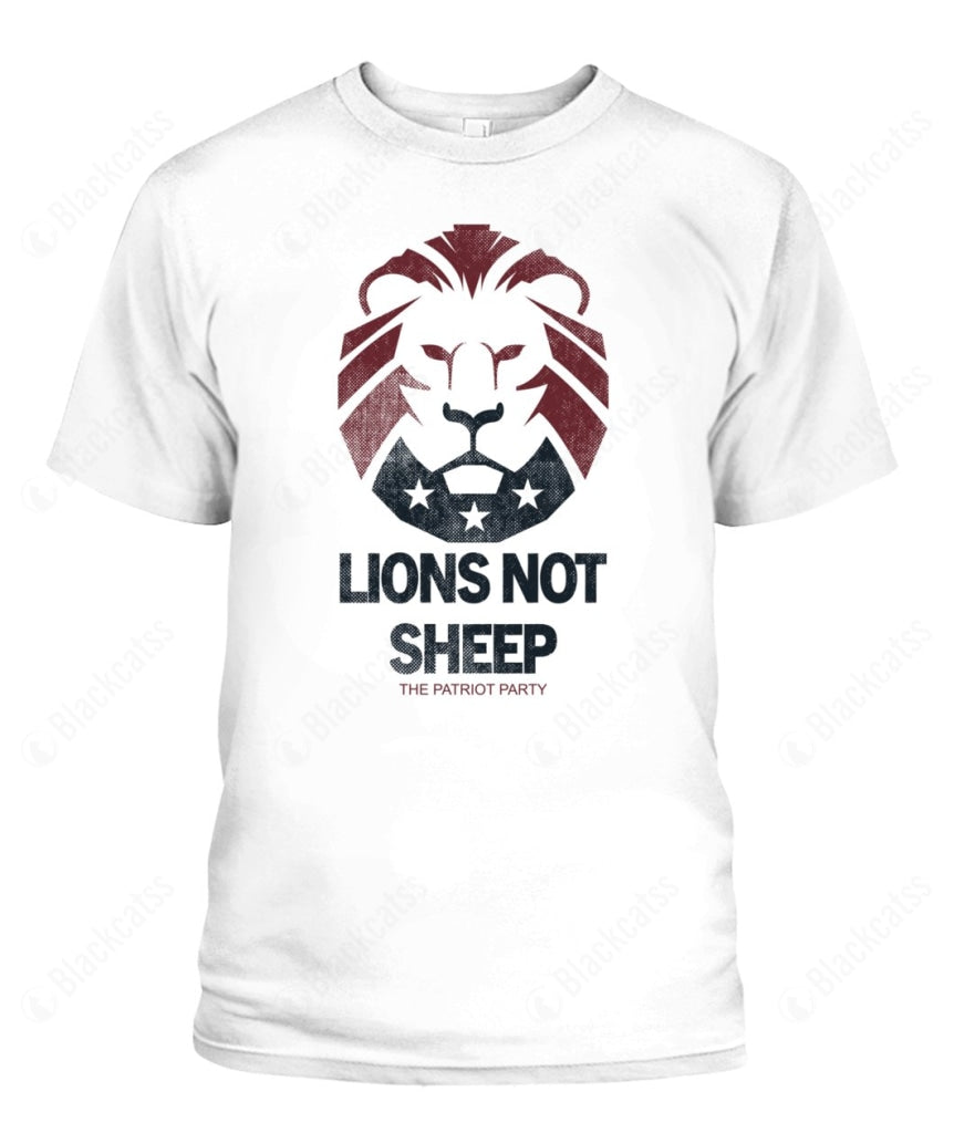 Lions Not Sheep Graphic Apparel - Unisex Classic Fit Cotton T-Shirt