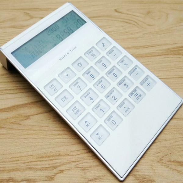 Creative Fashion Portable Crystal Diamond 12-Digit LCD Calculator