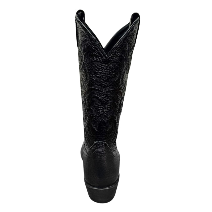 Ariat Mens Heritage R Toe Western Boot - Medium Black Deertan (Style: 10002218)