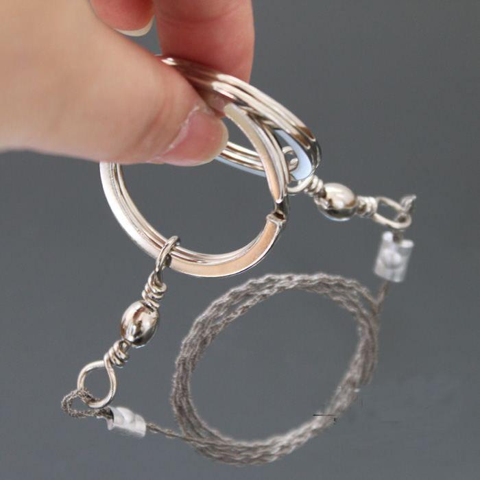 1pcs Stainless Steel Wire Saw - Outdoor Camping Emergency Survival Tool