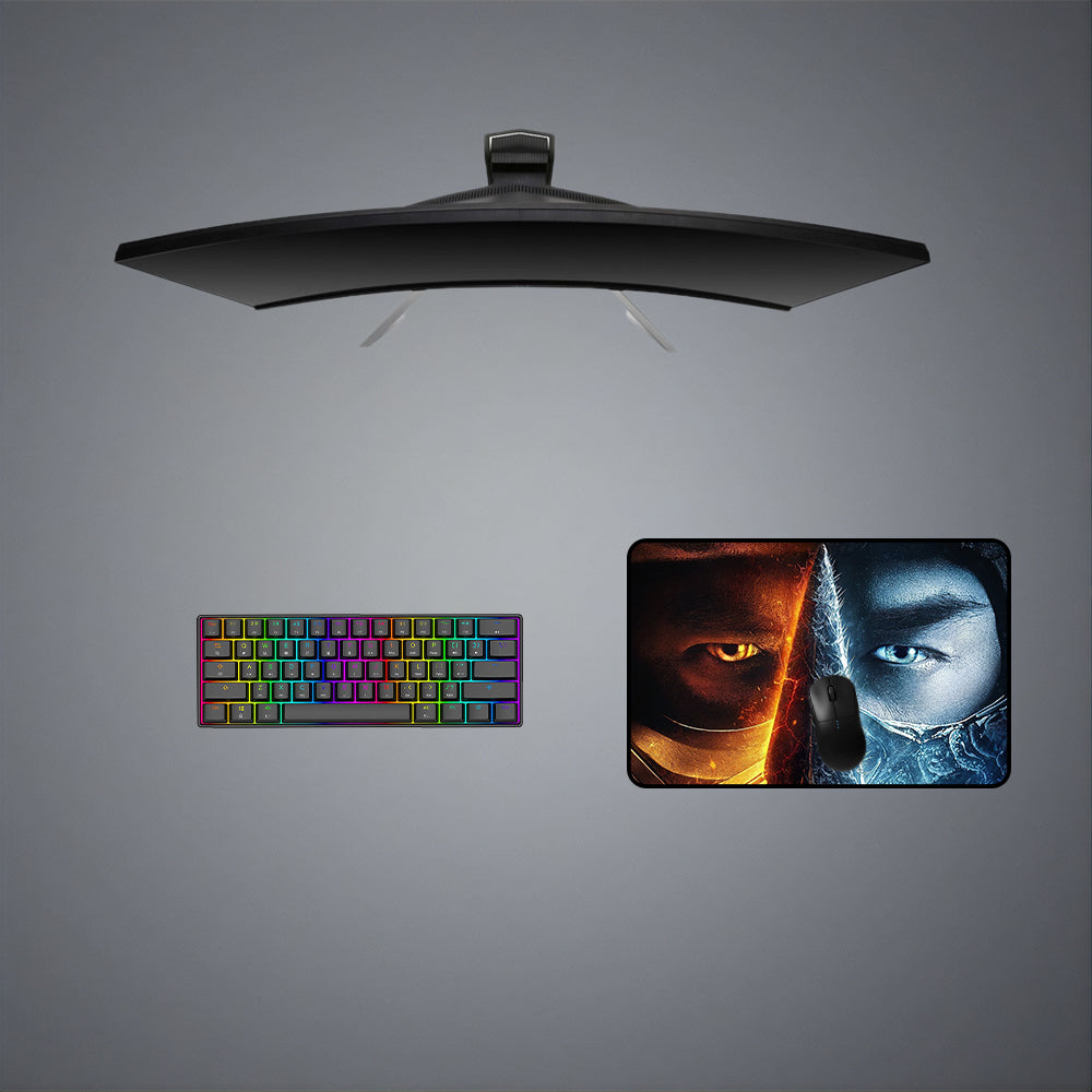 Scorpion & Sub-Zero Design Gaming Mouse Pad - M-XXL Size for Enhanced Accuracy