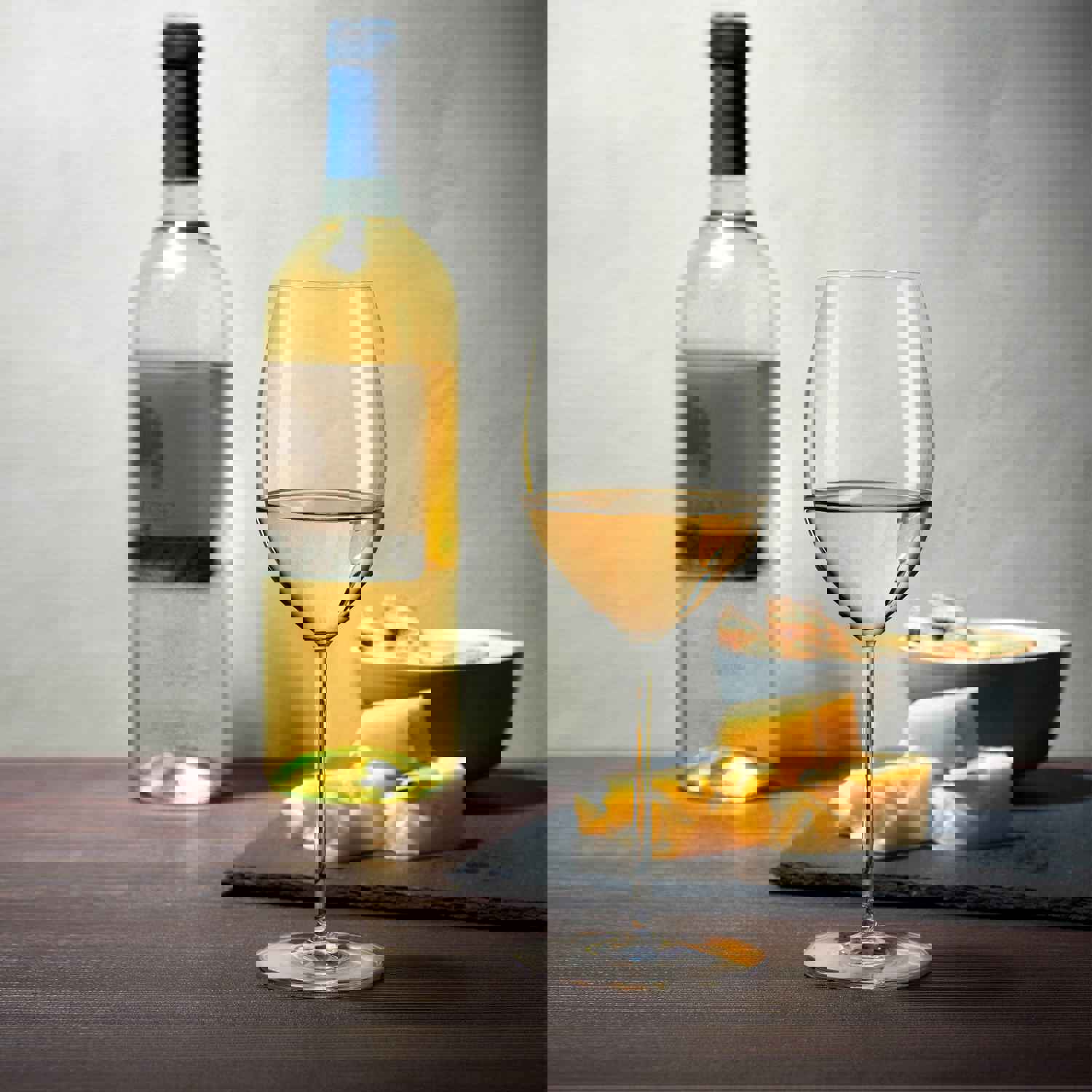 Vintage White Wine Glass (Set of 4) - Lead-Free Crystal Elegance