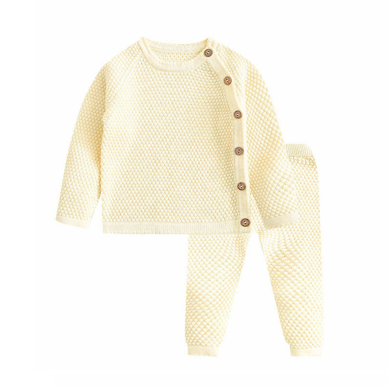 Baby Unisex Clothes Sets - Spring Newborn Cotton Outfits with Pant
