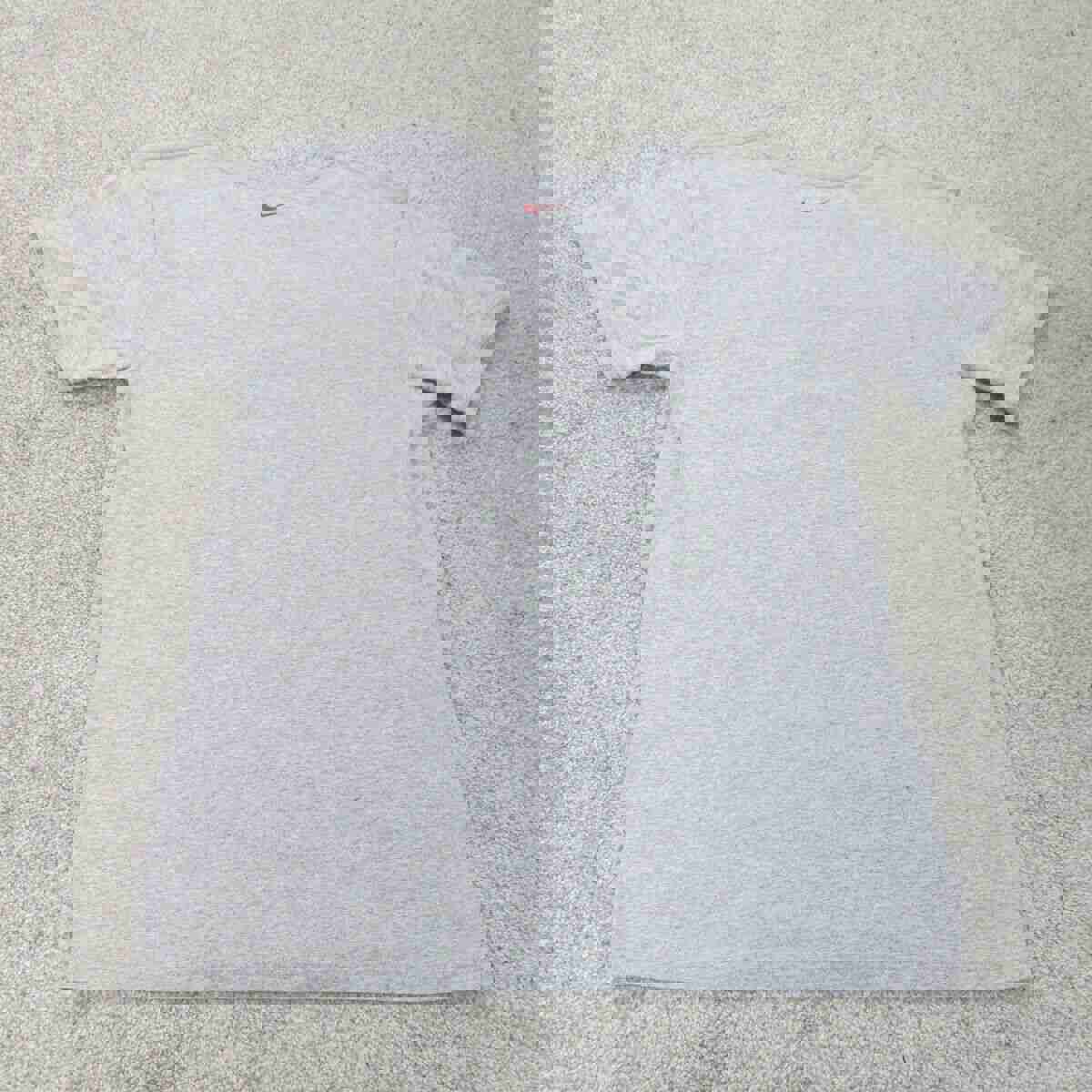 Nike Men's X Large Gray Crew Neck Short Sleeve T-Shirt - Lightweight Outdoor