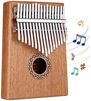 Dripex 17 Keys Kalimba Thumb Piano with Instruction Book and Tuning Hammer, Perfect for Beginners and Music Lovers
