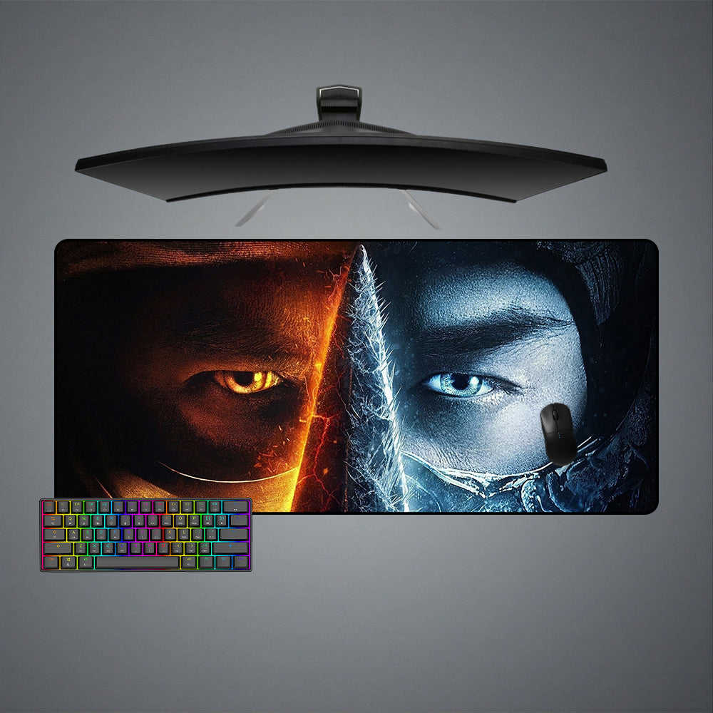 Scorpion & Sub-Zero Design Gaming Mouse Pad - M-XXL Size for Enhanced Accuracy