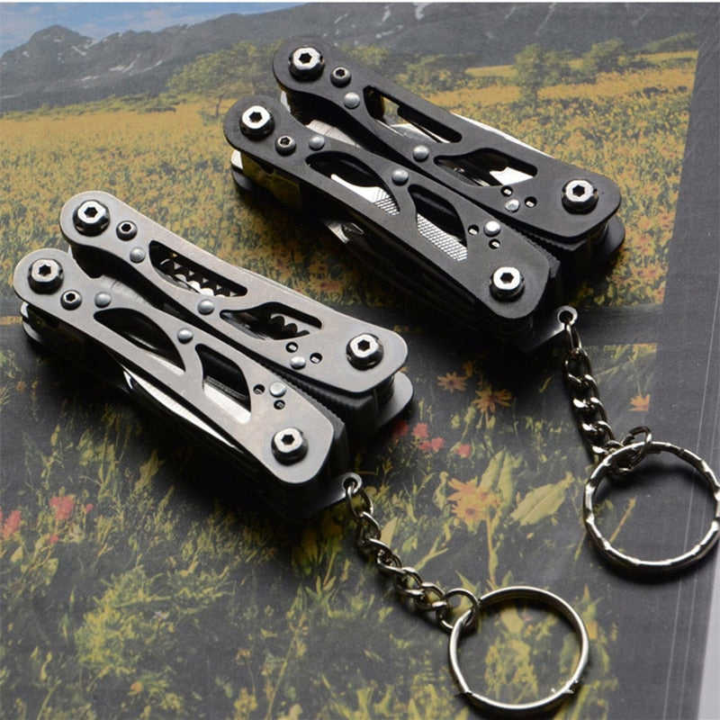 Multifunctional Outdoor Camping Survival Tactical Pliers with 12-in-1 Tools