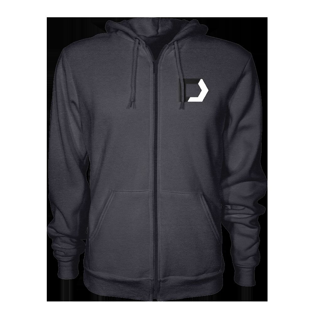 D4RK Clan Zip Up Hoodie - Premium Cotton/Polyester Blend with Metal Zipper