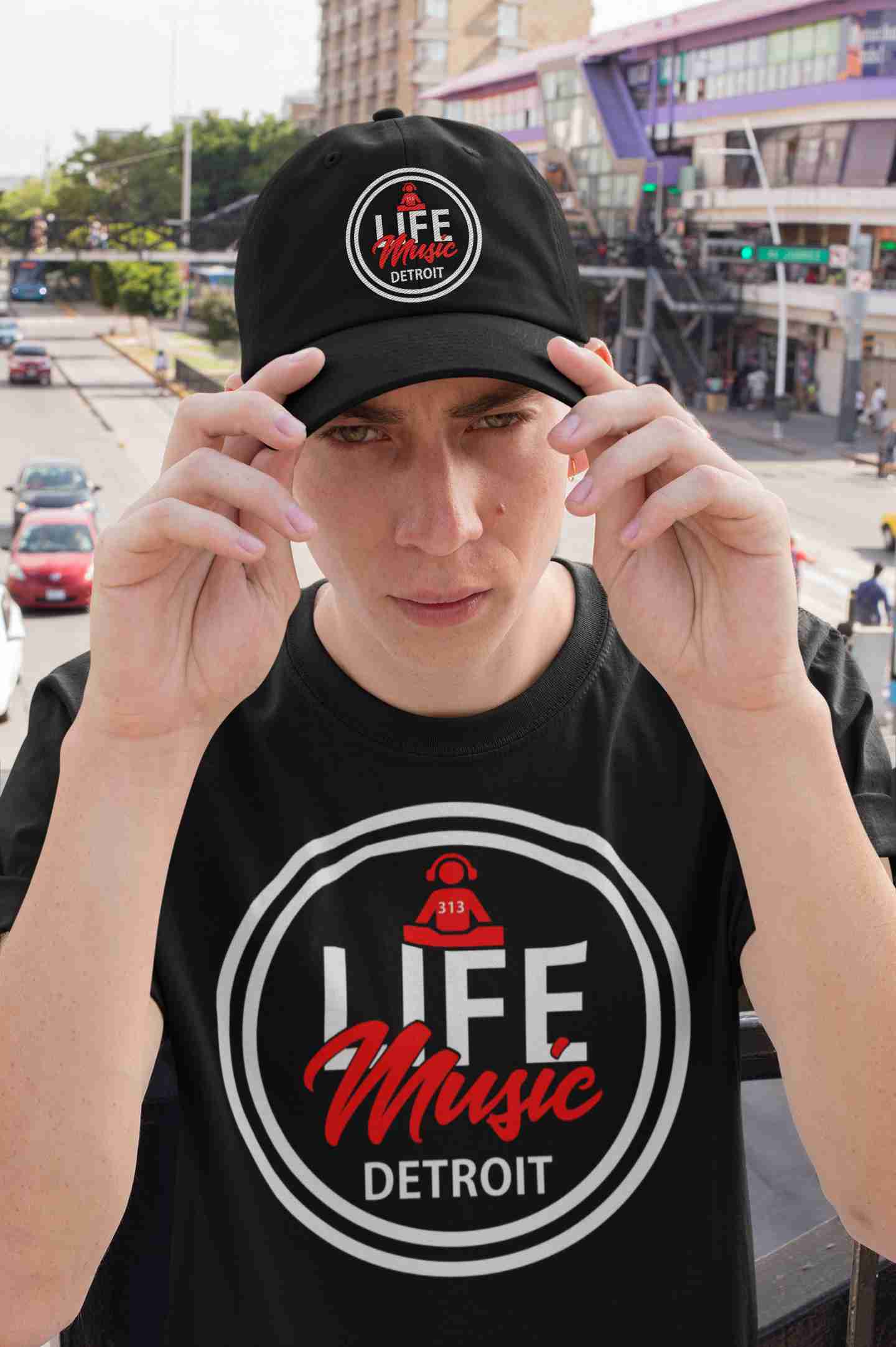 Life Music Logo Tee - Customizable Design