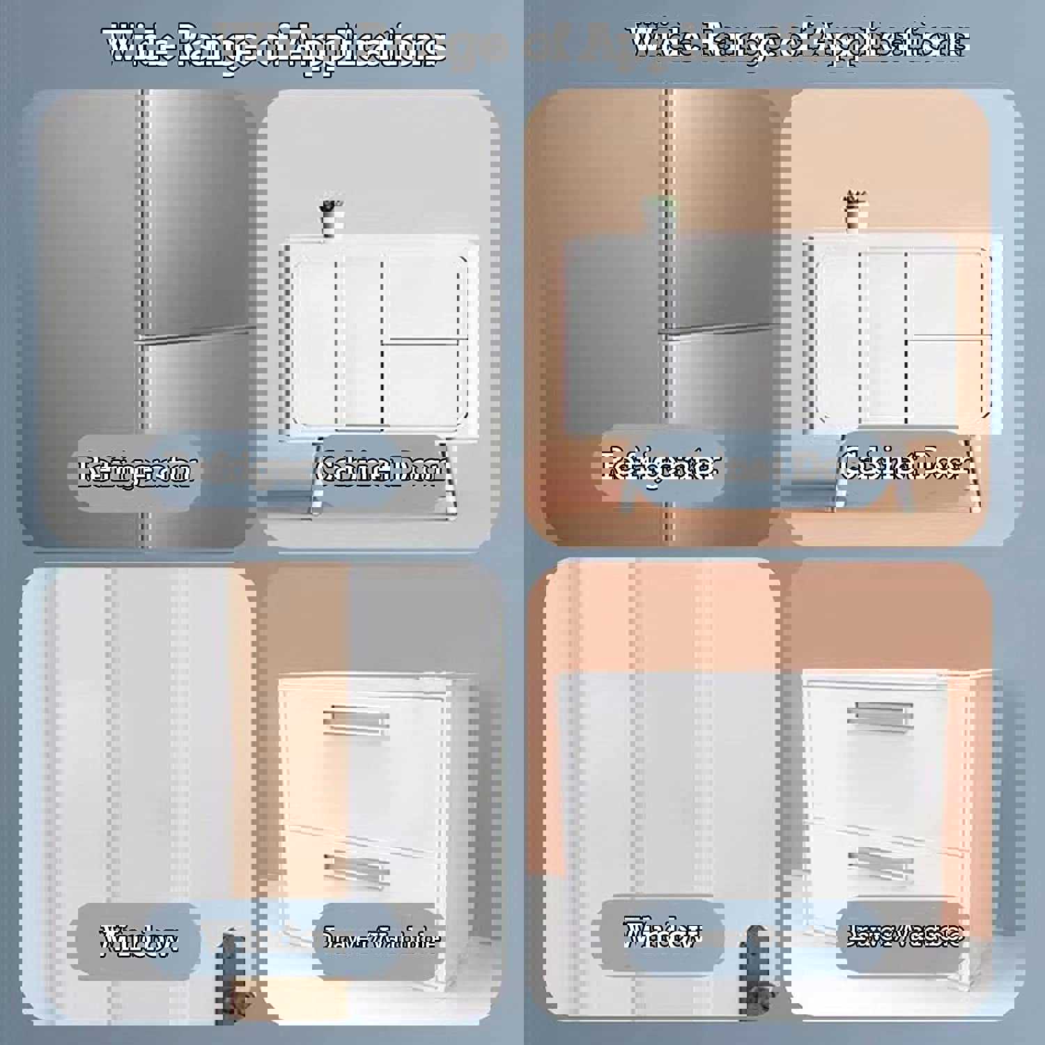 Child Proof Refrigerator Door Lock - No Tools Needed, Easy Installation