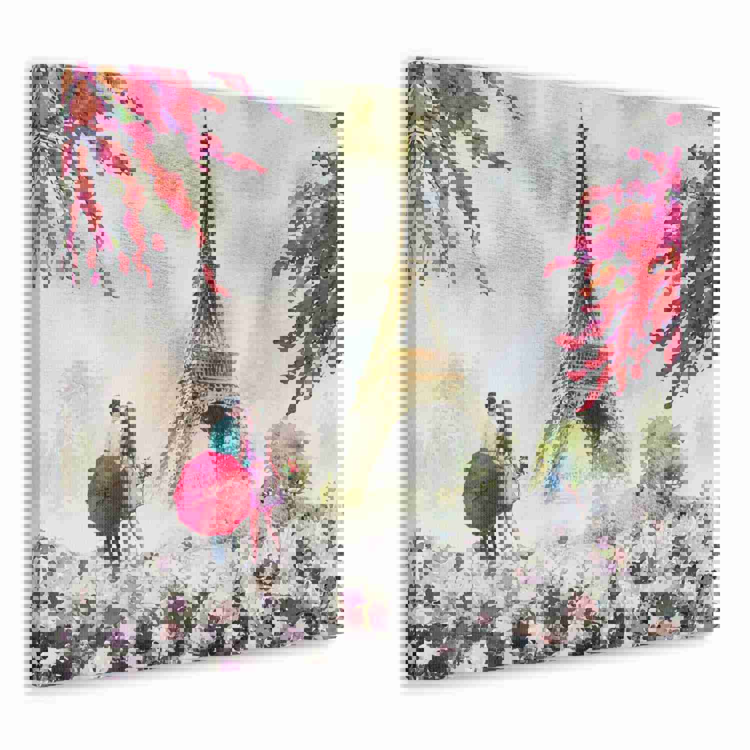 Paris European City Landscape France Canvas Artwork