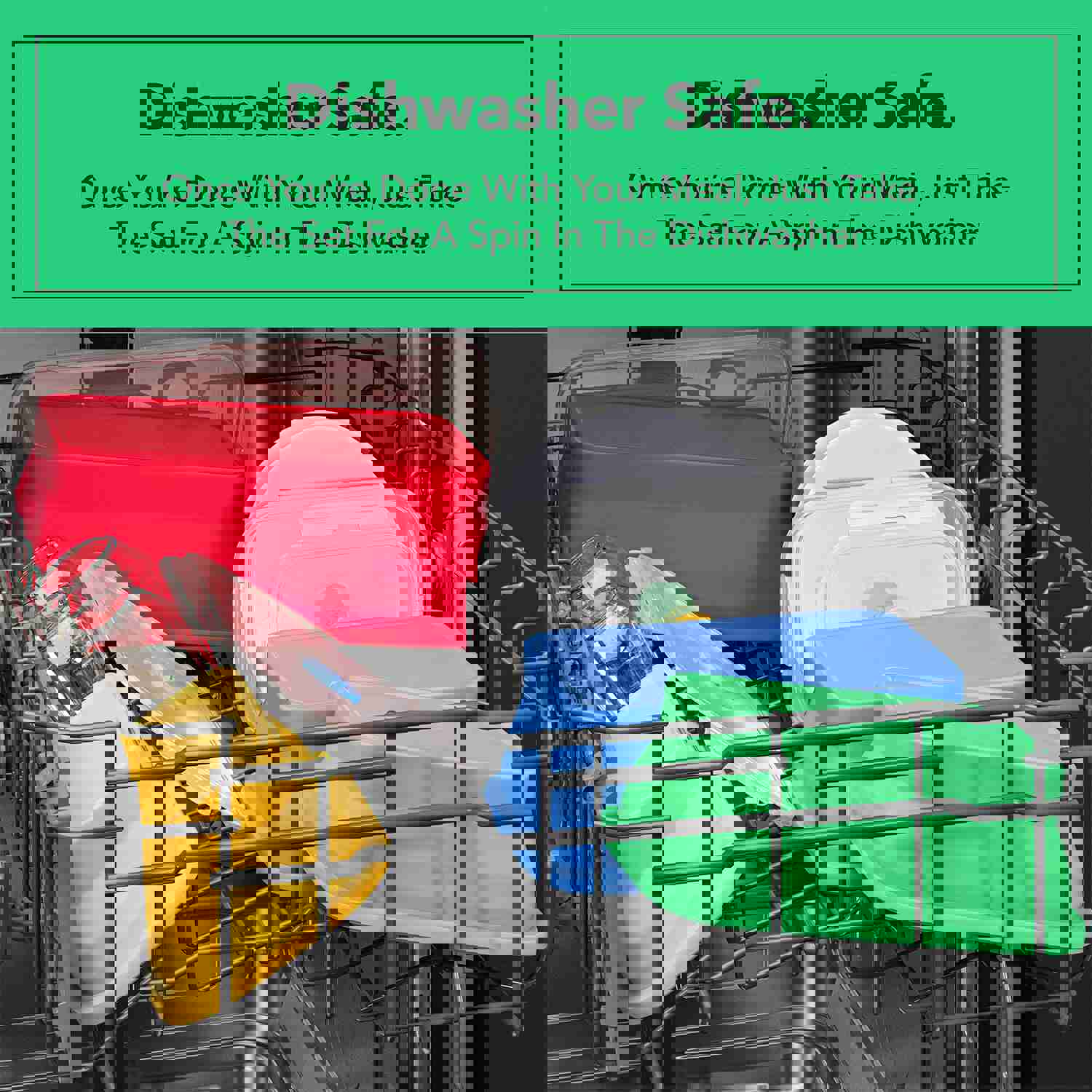 Vremi Silicone Food Storage Containers - Microwave, Freezer, and Dishwasher Safe