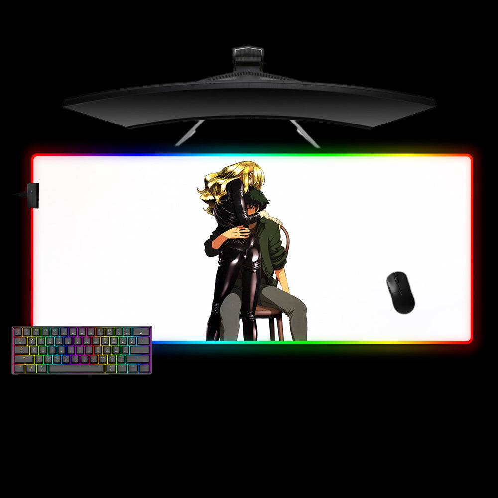 Spike & Julia Design M-XXL Size RGB Gaming Mouse Pad with LED Strip