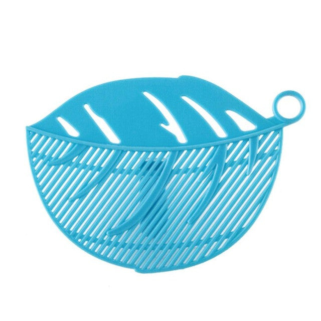 1PC Durable Clean Leaf Shape Rice Wash Sieve Kitchen Tool
