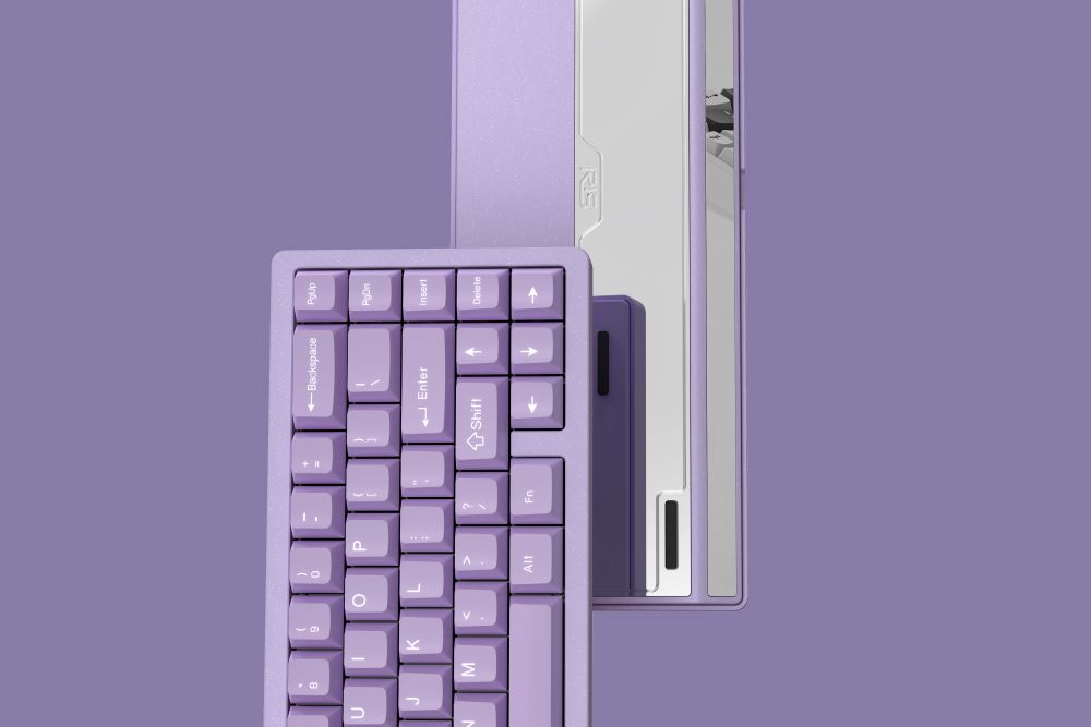 Jris65 Glitter Spray-coated Version Mechanical Keyboard