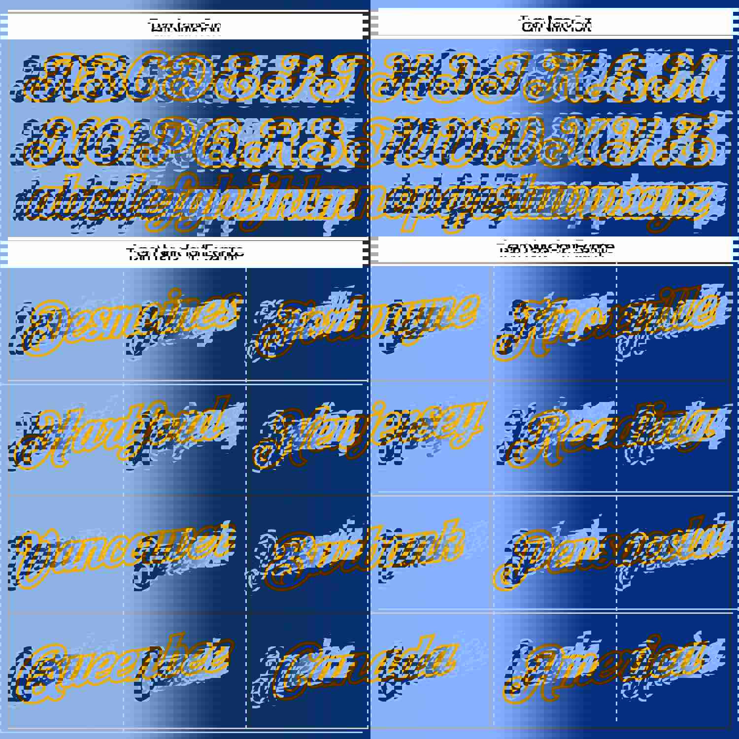 Custom Stitched Royal Light Blue-Gold Gradient Fashion Sports Pullover Sweatshirt Hoodie