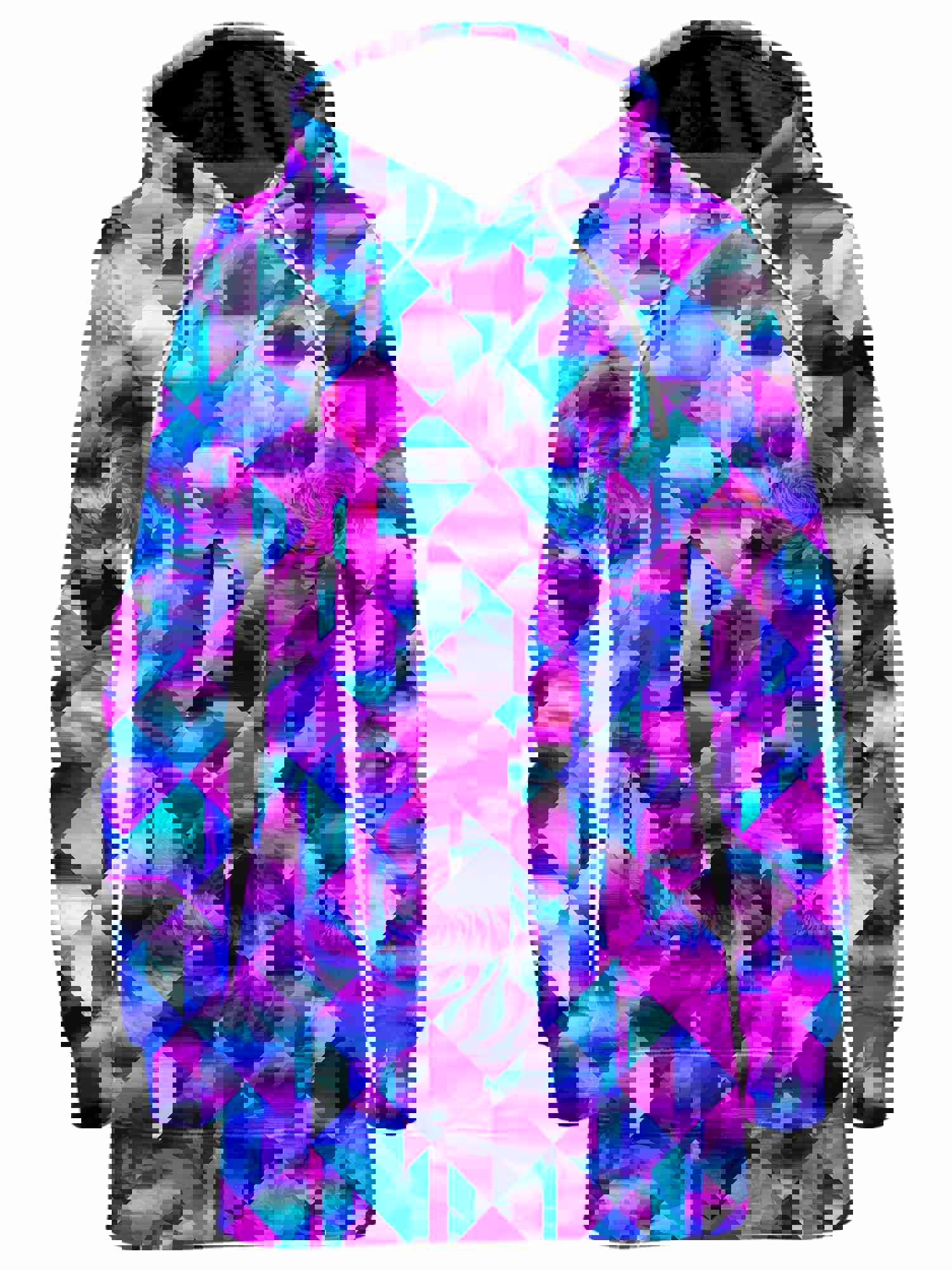 Blossom Trippy Hoodie Dress