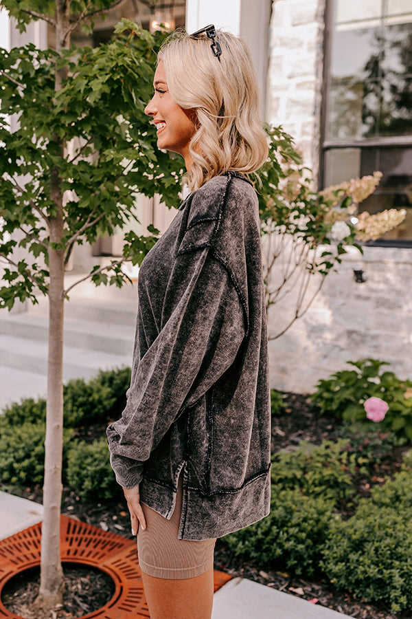 Cool Touch Mineral Wash Sweatshirt