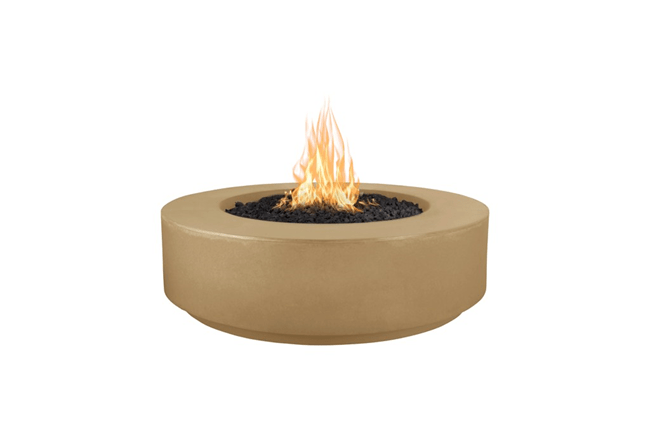 The Outdoor Plus 42 Florence Concrete Fire Pit / 12 Tall