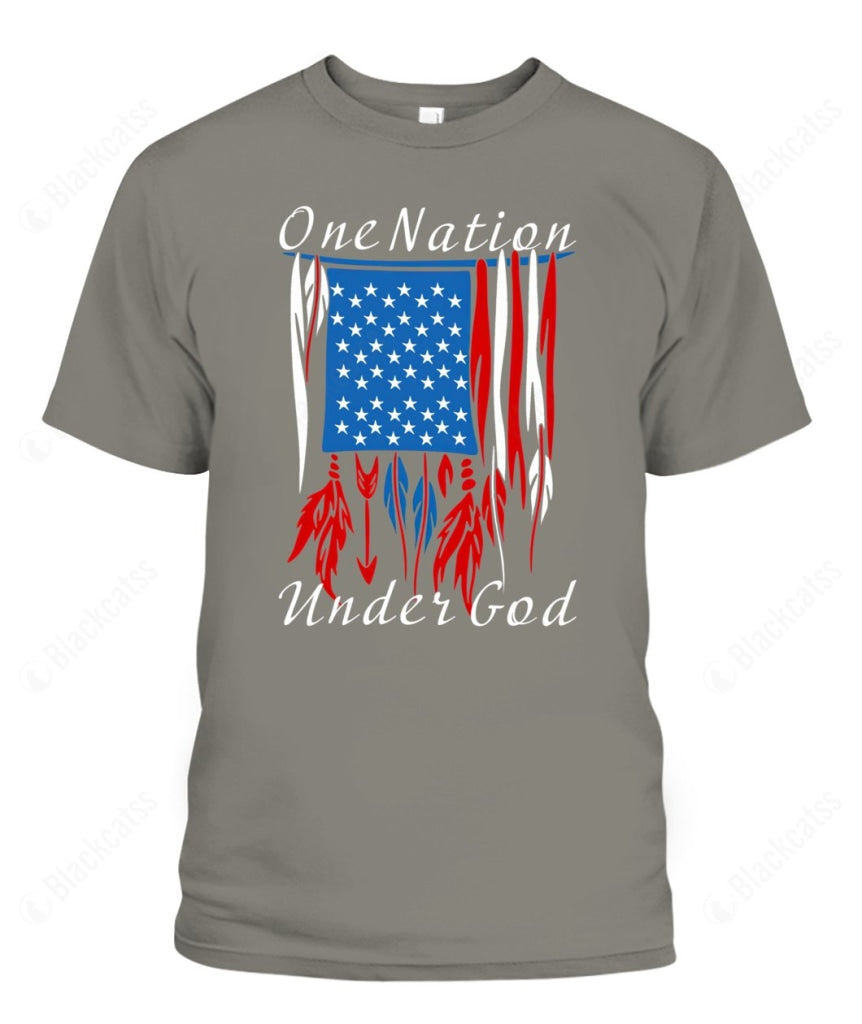 One Nation Under God Custom Graphic Apparel - Unisex Classic Fit Cotton T-Shirt
