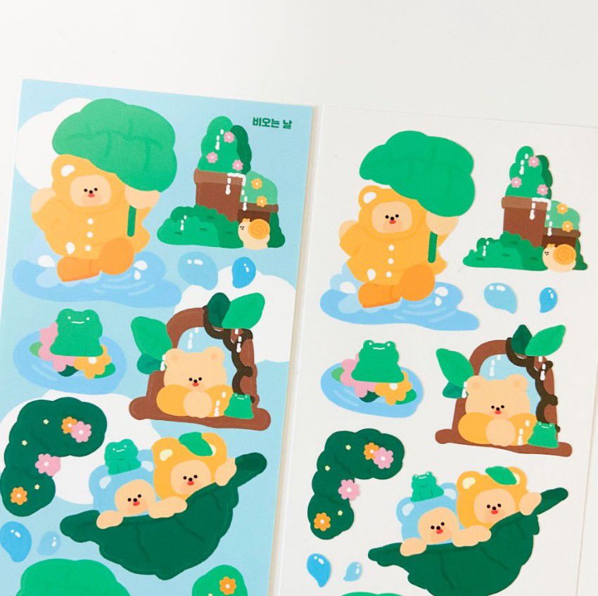 Its raining Sticker - Made in Korea