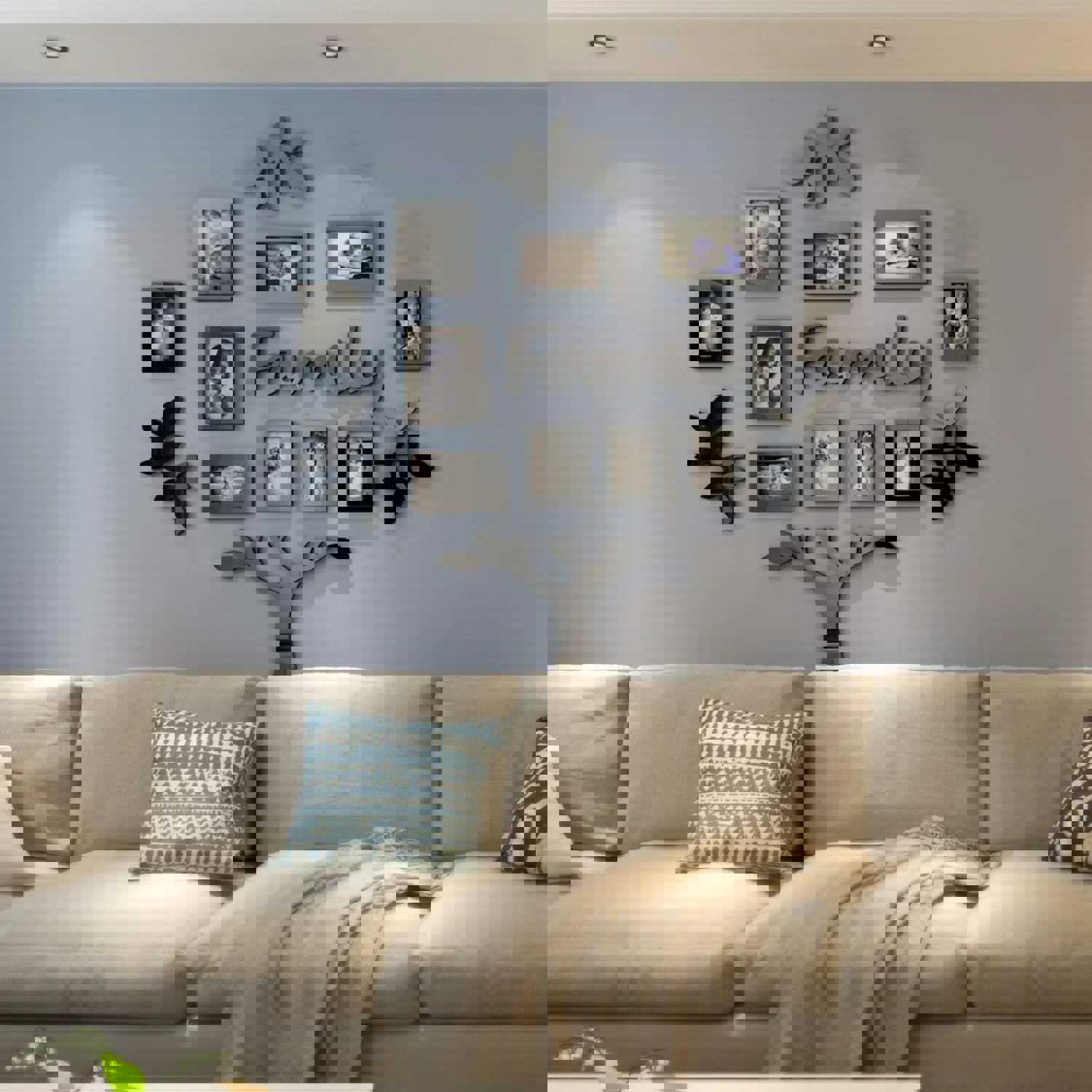 3D Stereoscopic Acrylic Family Tree Wall Sticker for Living Room and Bedroom Decor
