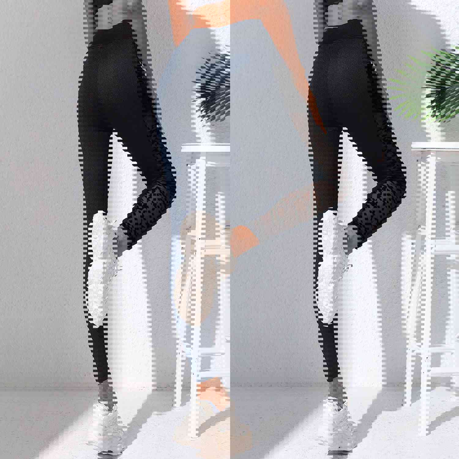 Mesh Stitching Fitness & Running Leggings