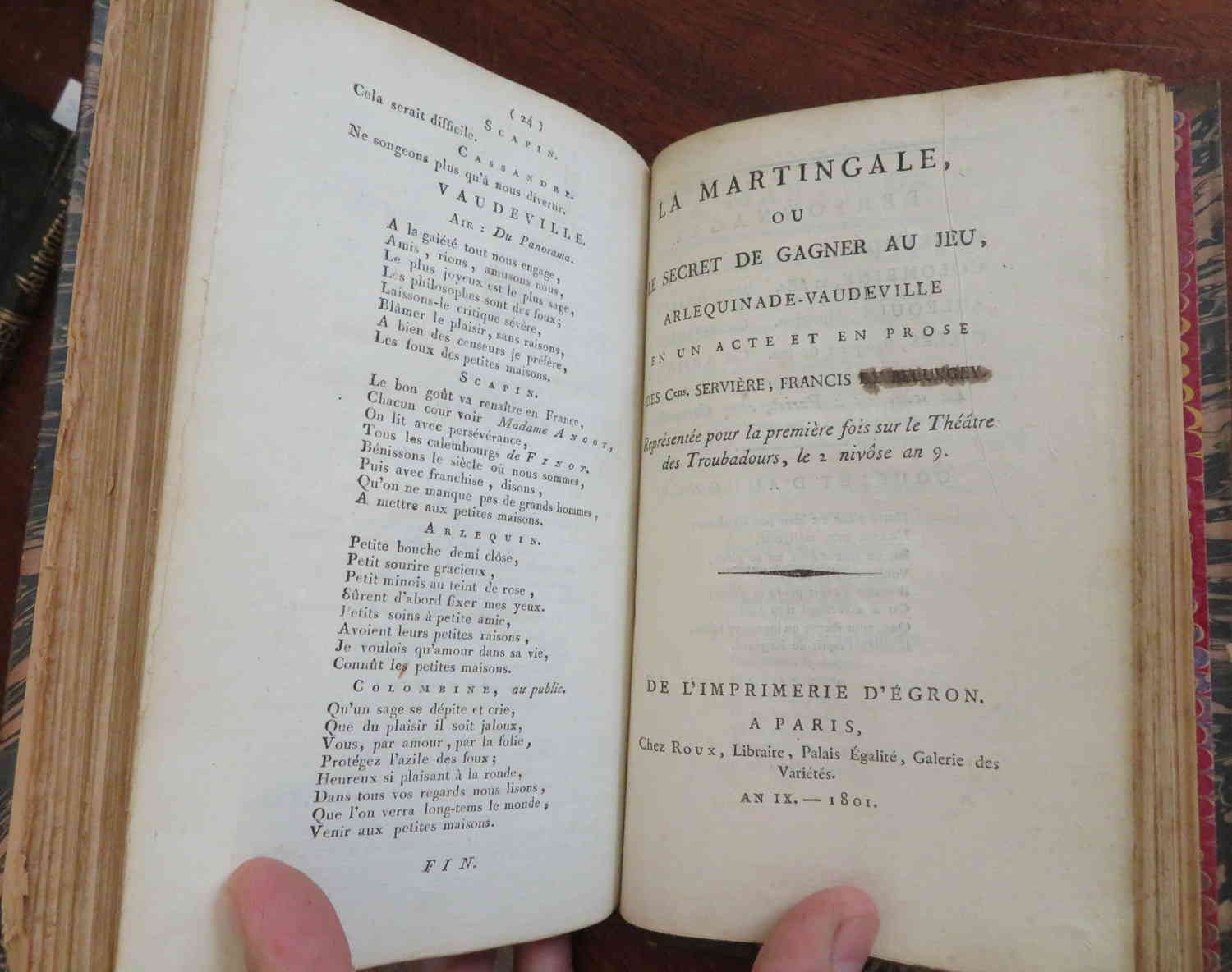 Theatre Collection of 12 Early Plays c. 1780s-1801 Sammelband Leather Book