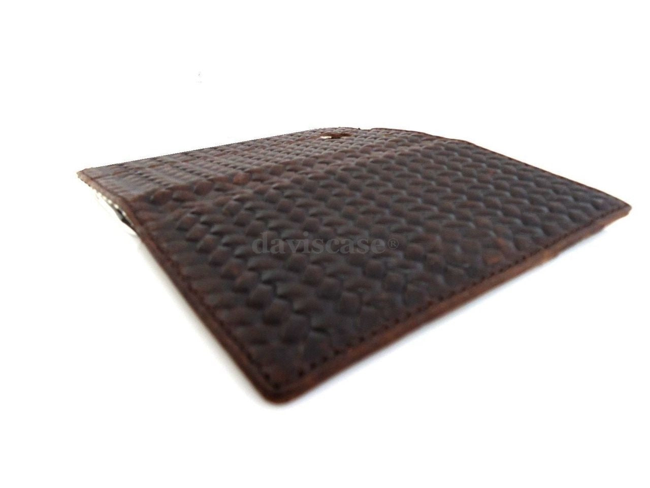 Genuine Vintage Leather Case for Samsung Galaxy Note 3 - Book Wallet (Brown/Wine)