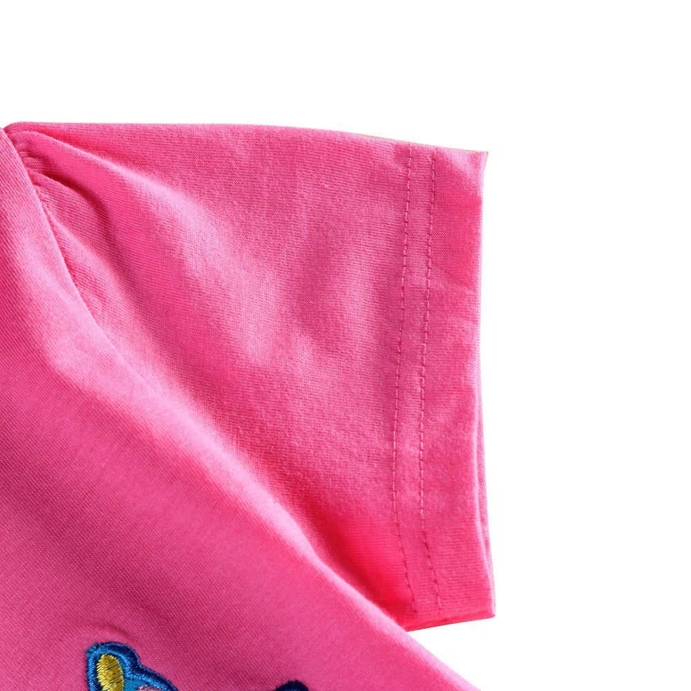 Floral Girls Summer Cotton Casual Dress for Children