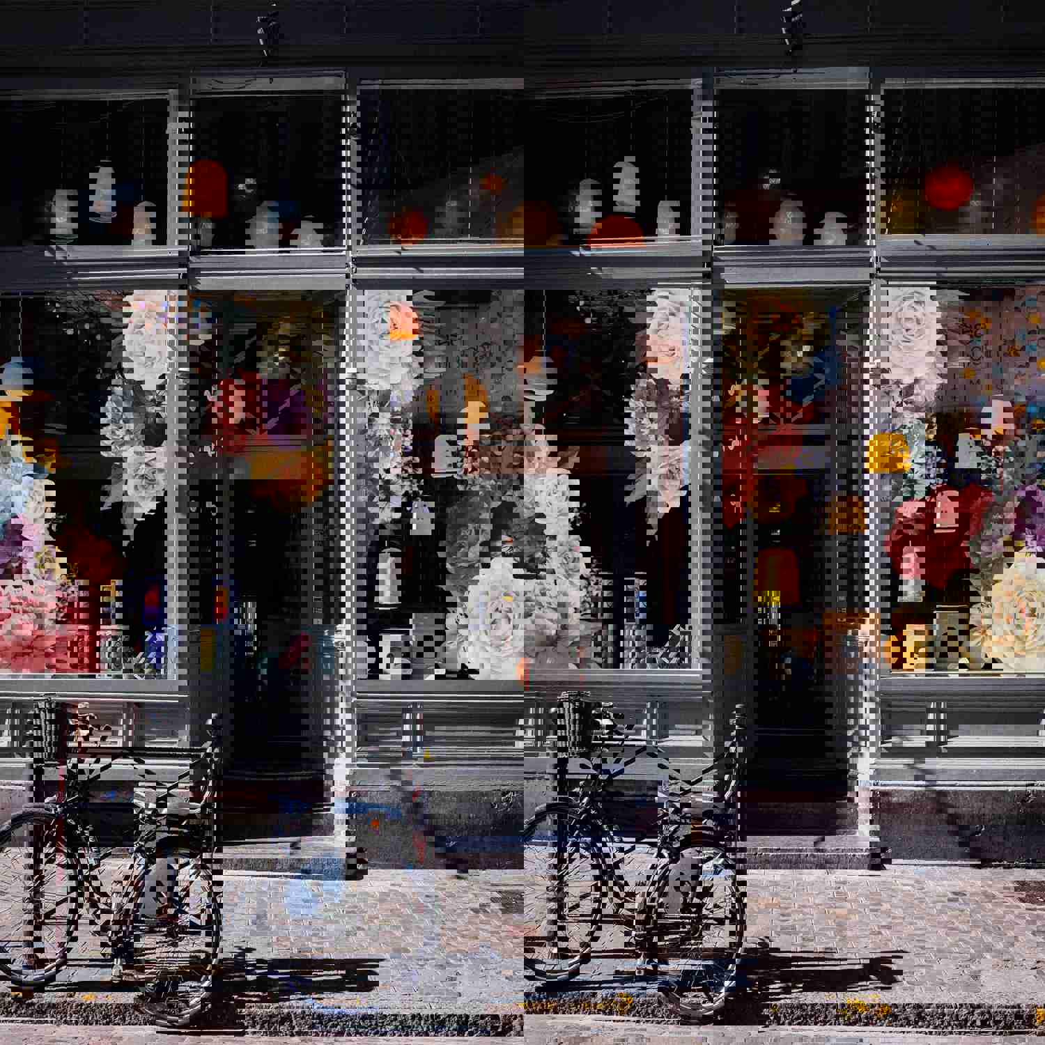 Vintage Floral Window Decals for Stunning Storefronts