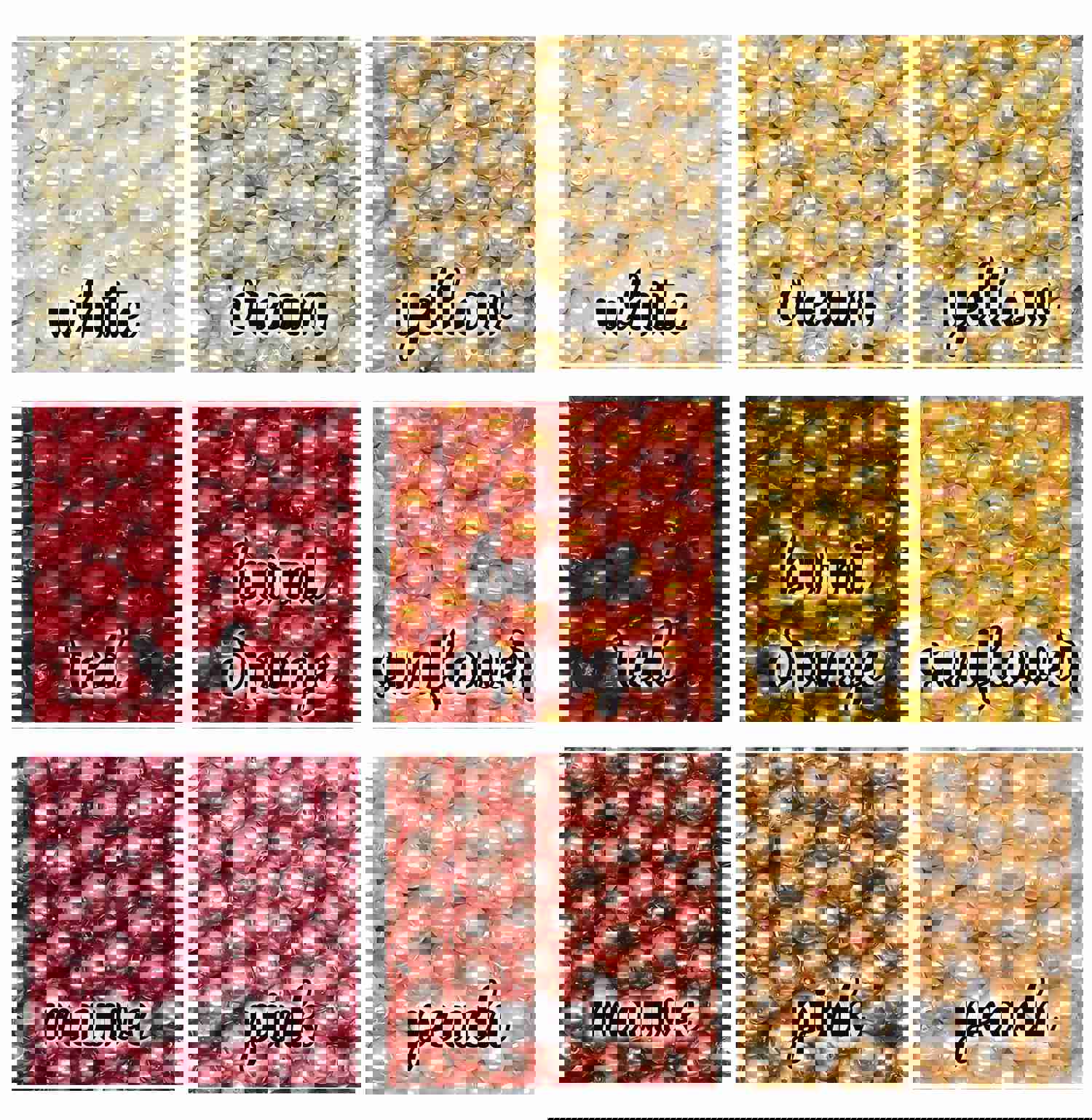 8mm Glass Pearl Charms for DIY Jewelry Making
