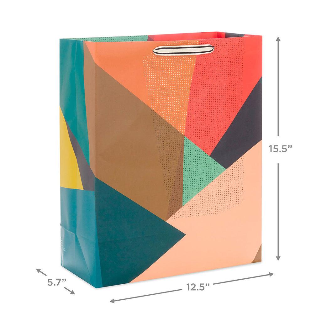 Hallmark 15.5" Abstract Color Block XL Gift Bag