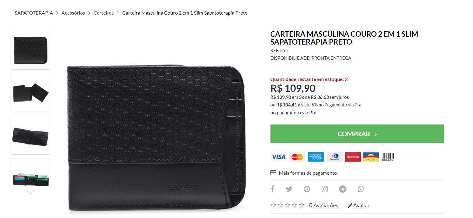 Personal Shopper from Brazil - 2 Pairs of Shoes, Wallet, and Belt