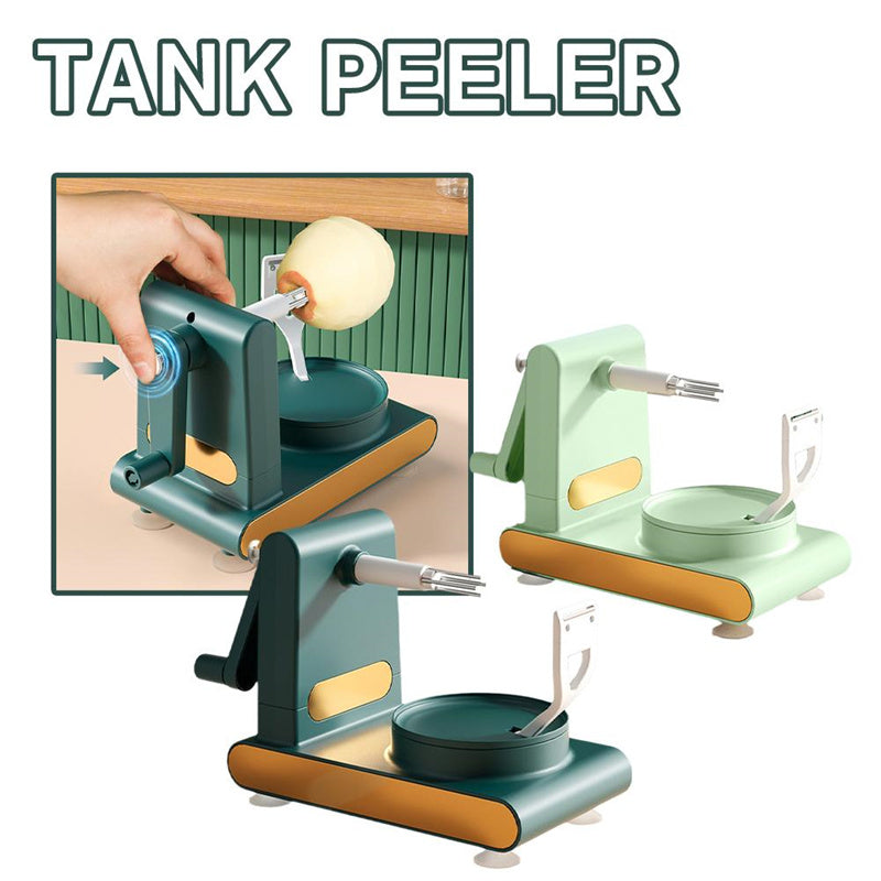 Hand-cranked Multifunctional Apple Peeler Machine with Non-slip Suction Cup Base