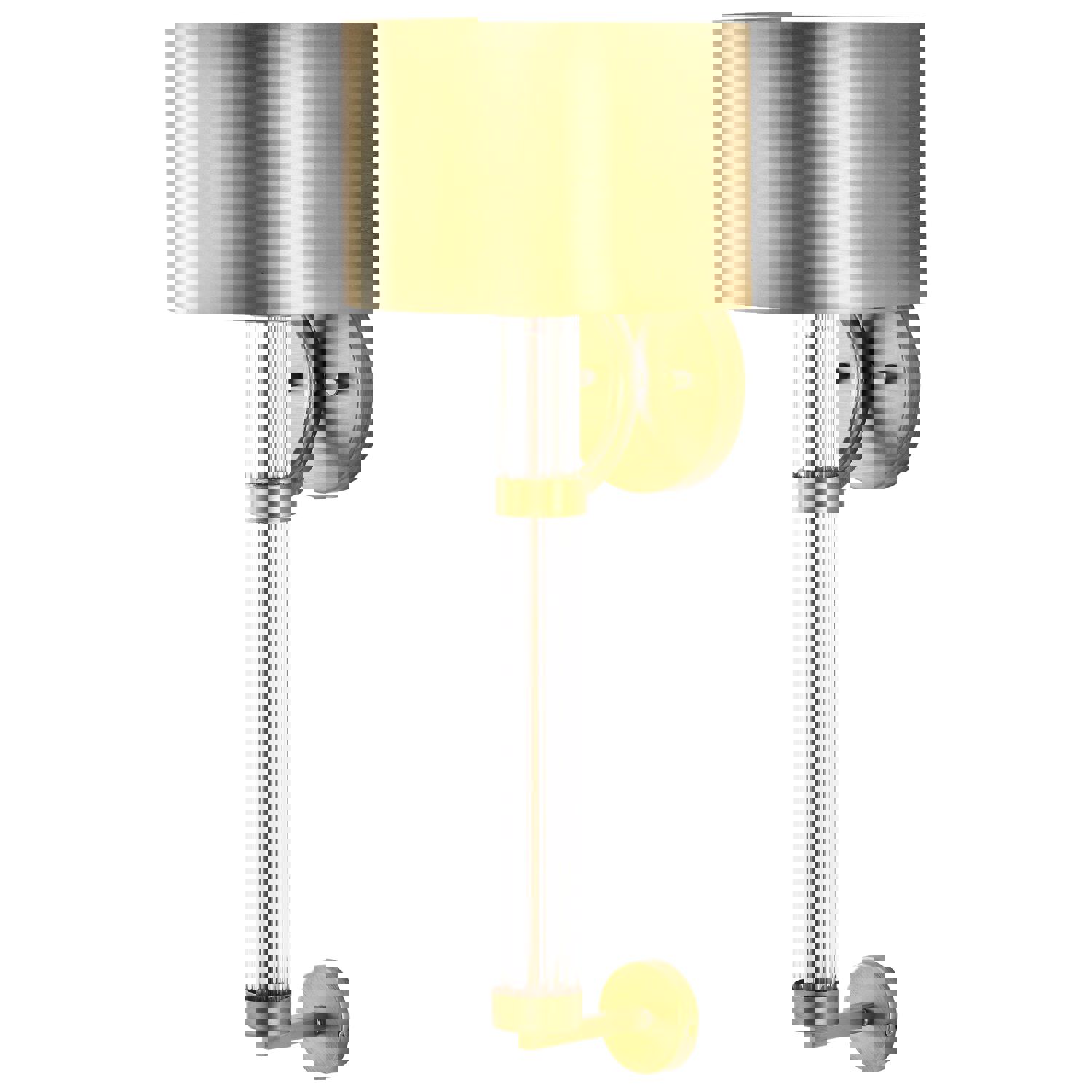 SATCO/NUVO Teagon 1 Light Wall Sconce in Natural Brass Finish with Metal Shade (60-7757)