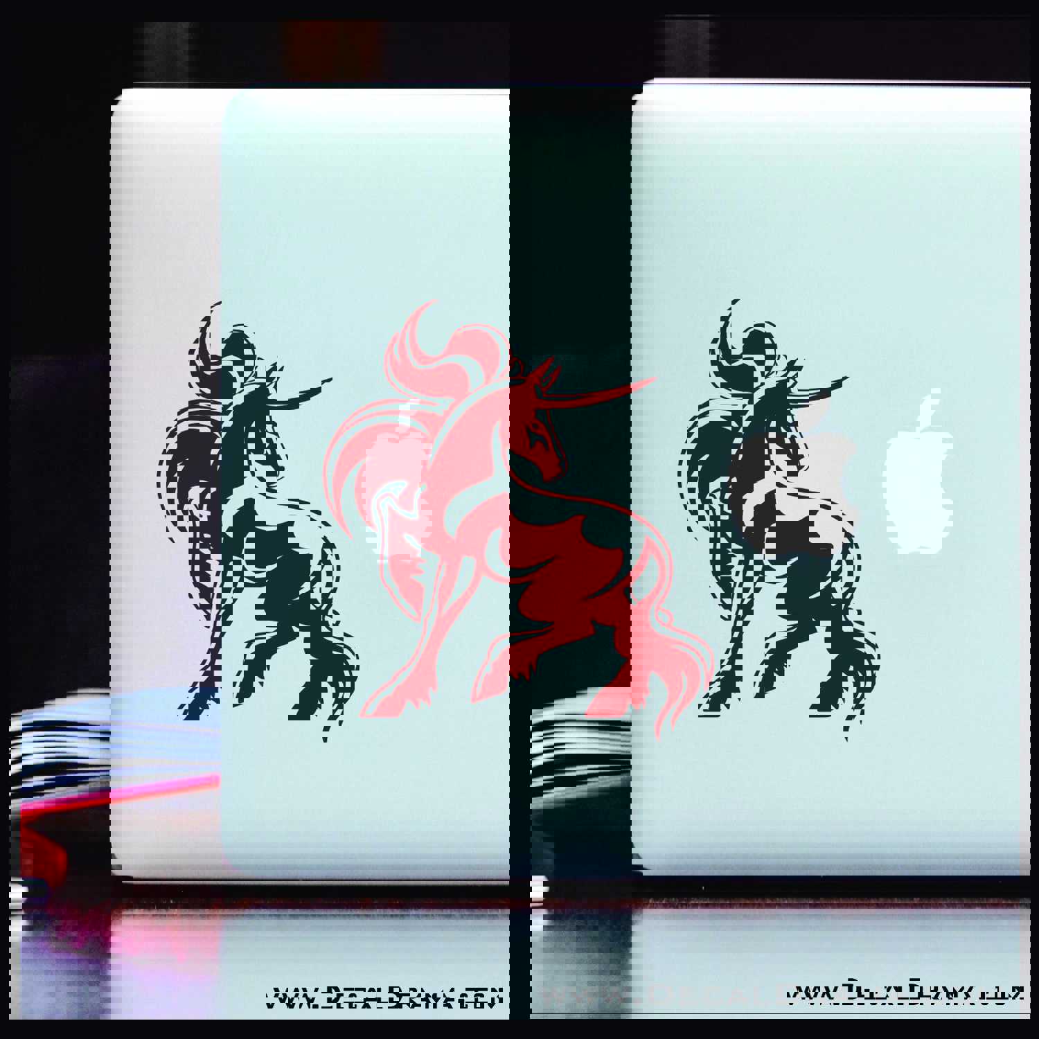 Majestic Fighter Unicorn Vinyl Car/Laptop Decal