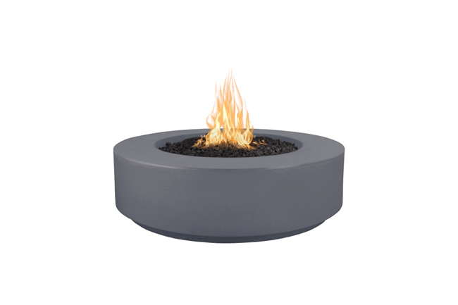 The Outdoor Plus 42 Florence Concrete Fire Pit / 12 Tall