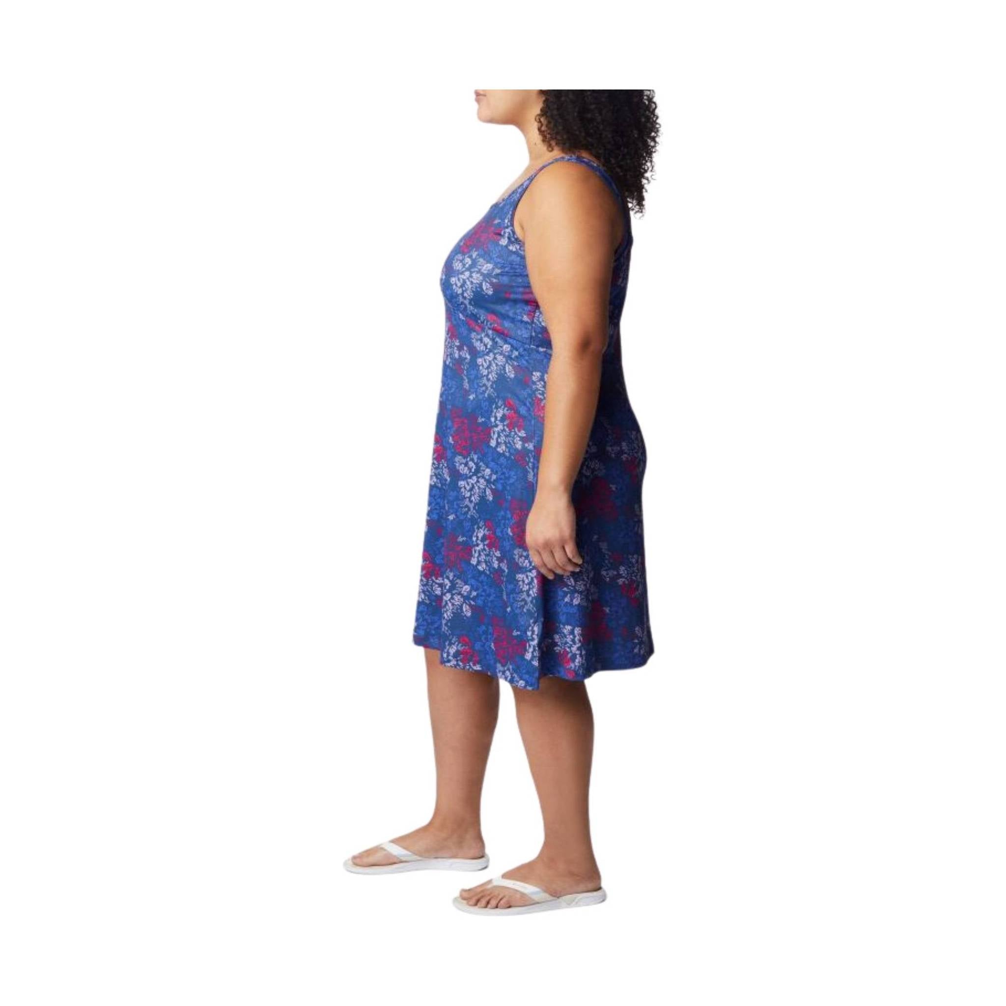 Columbia Women's PFG Freezer III Dress - Carbon Deep Sea Dash