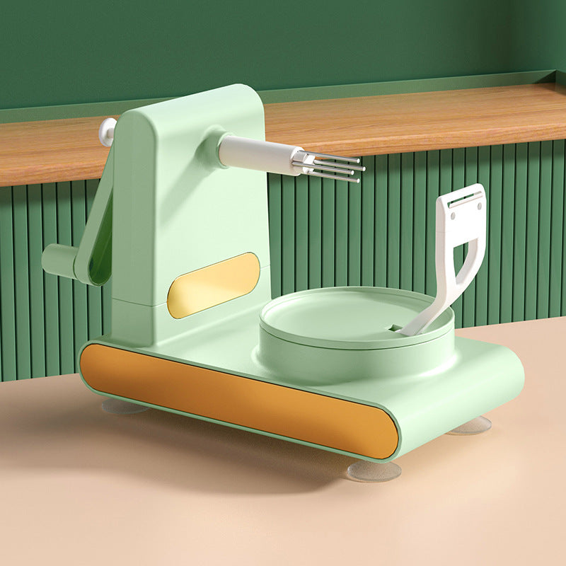 Hand-cranked Multifunctional Apple Peeler Machine with Non-slip Suction Cup Base