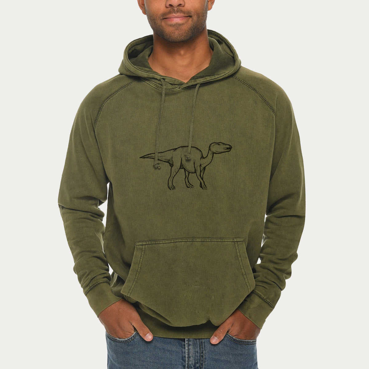 Edmontosaurus Annectens - Mid-Weight Unisex Vintage 100% Cotton Hoodie