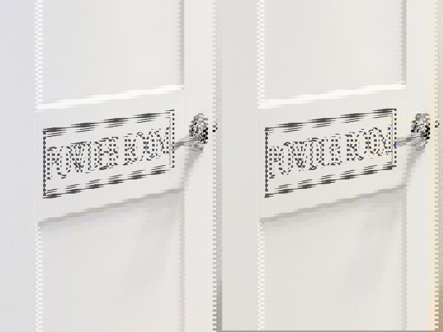 Powder Room | Bathroom Wall Decal